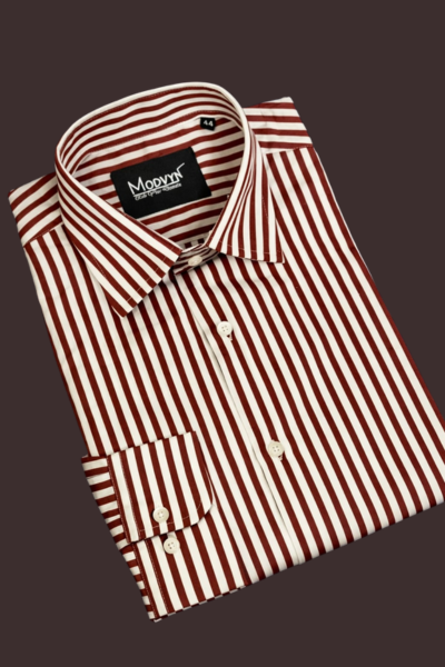 Red With White Stripe Premium Shirt